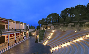 Outdoor theatre at The Getty Villa