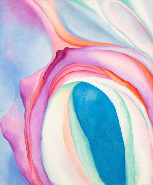 A Georgia O'Keeffe painting.