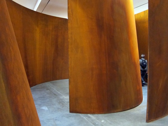 A Richard Serra sculpture.