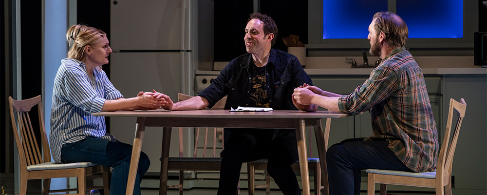 Photo of Becca Ayers, Alex Goodrich, and Cliff Chamberlain by Michael Brosilow.
